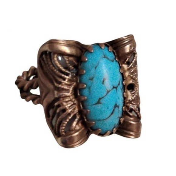 Vintage West Germany Cocktail Ring - Picture 3 of 15